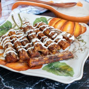 Pumpkin Chaffle Churros