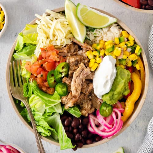 Carnitas Burrito Bowls