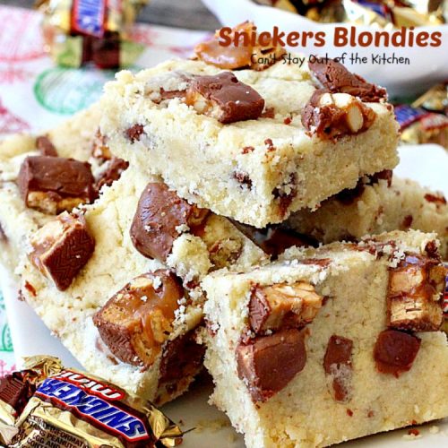 Snickers Blondies