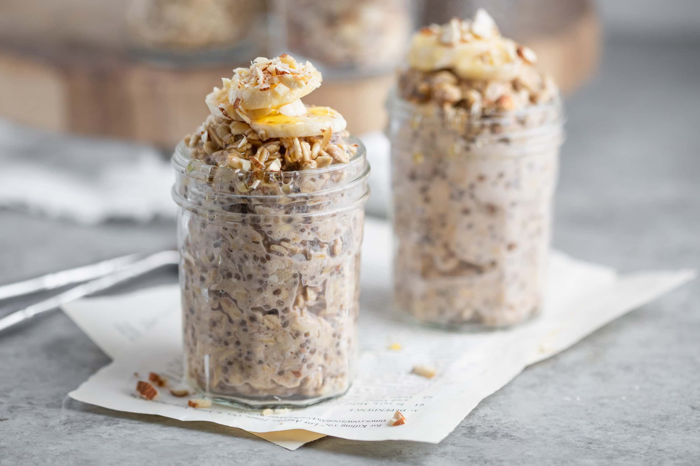 Banana Bread Overnight Oats