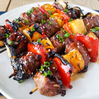 Hawaiian Beef Skewers