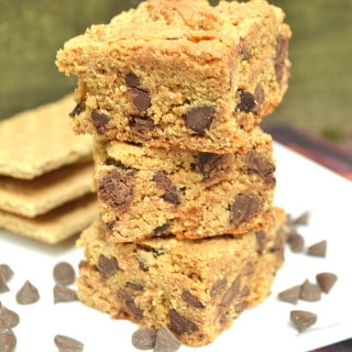 Chewy Chocolate Chip Graham Cracker Cookie Bar