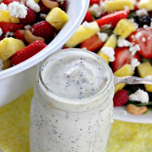 Healthy Lemon Poppyseed Dressing