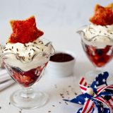 Red, White & Blue Berry Puff Pastry Parfaits