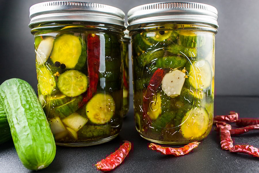 Spicy Bread and Butter Pickles Recipe