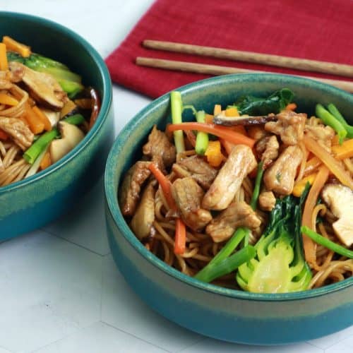 Stir Fried Shanghai Noodles with Pork