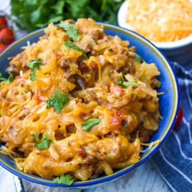 Slow Cooker Taco Potato Casserole