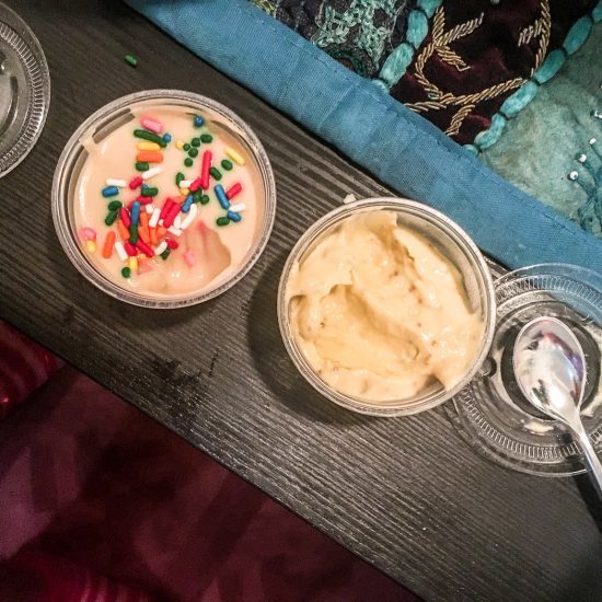 Birthday Cake Pudding Shots