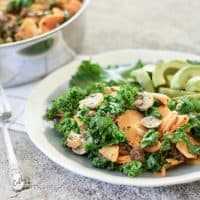 Ground Beef Skillet with Sweet Potatoes and Kale