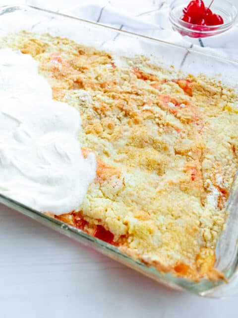 Easy Cherry Pineapple Dump Cake