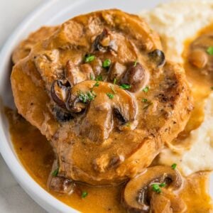 Smothered Crock Pot Pork Chops