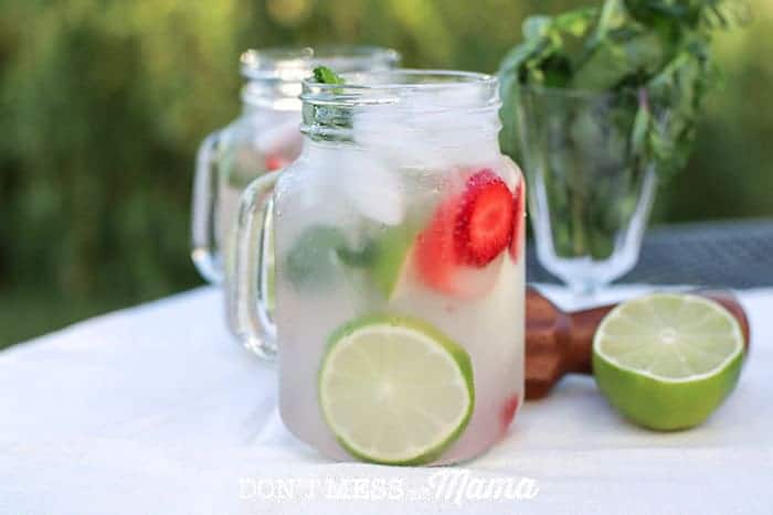 Strawberry Mint Moscow Mule