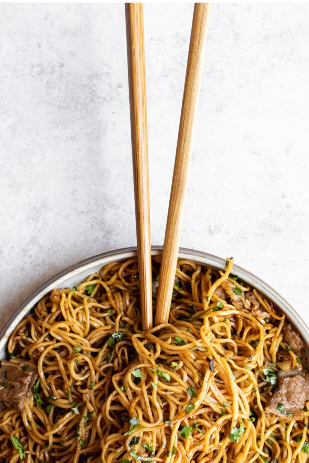 Black Bean Garlic Chili Noodles