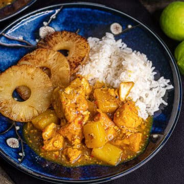 Spicy Teriyaki Salmon and Pineapple