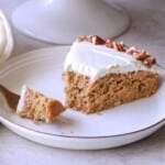 Healthy Carrot Cake with Oat Flour