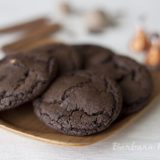 Chocolate Pumpkin Spice Kiss Cookies