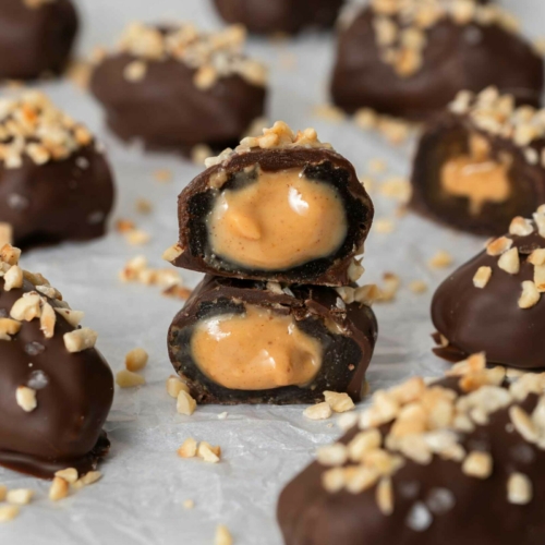 Healthy Snickers Dates (Easy Vegan Recipe!)