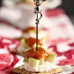 Caramel Apple Triscuit Bites