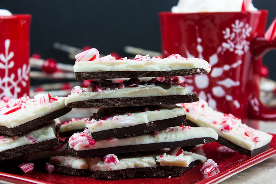Dark Chocolate Peppermint Bark Recipe