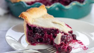 Homemade Blueberry Pie From Scratch