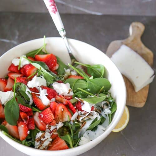Strawberry and Goat Cheese Salad