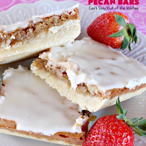 Iced Coconut Pecan Bars
