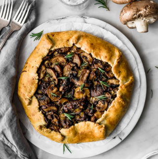 Leek and Mushroom Galette