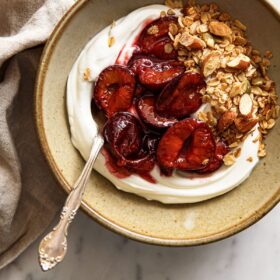 Roasted Plum Compote