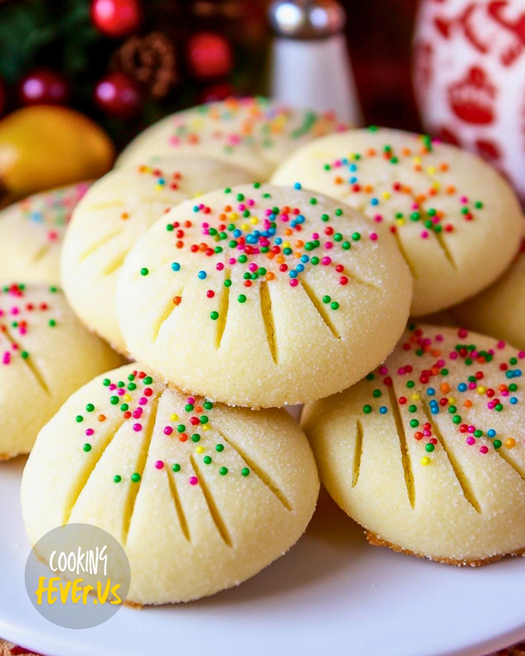 Whipped Shortbread Cookies