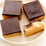 Vegan Peanut Butter Buckeye Bars