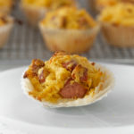 Mac and Cheese Corndog Muffins