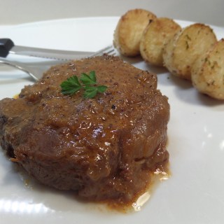 Tender Marinated Mustard Beef Round Steak / Blade Steak