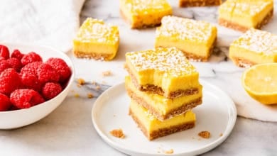 Healthy Lemon Bars