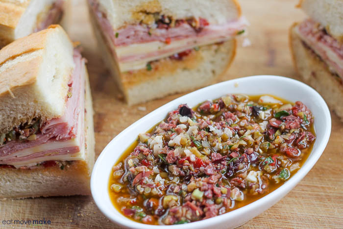 Olive Spread (Olive Salad) for Muffuletta Sandwiches