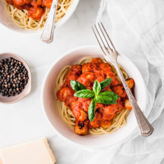 Mini Turkey Meatballs in Tomato Sauce