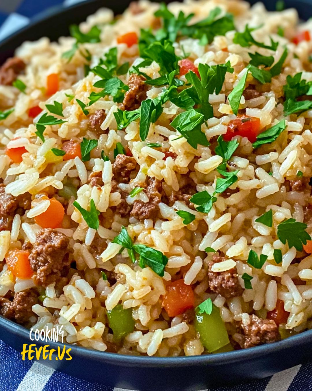 Dirty Rice with Ground Beef