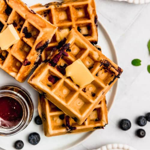 Blueberry Waffles Recipe
