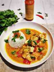 Vegetarian Red Thai Curry with Tofu