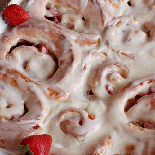 Strawberry Sweet Rolls