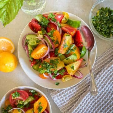 Tomato Salad with Herbs and Lemon