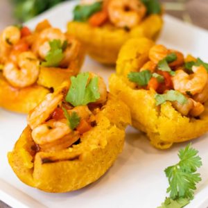 Shrimp Plantain Cups