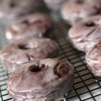 Glazed Chocolate Donuts