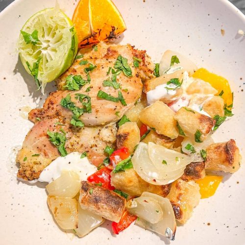 Spanish-Inspired Chicken Tray Bake