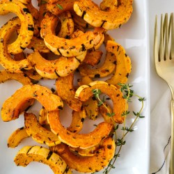 Thyme Roasted Delicata Squash