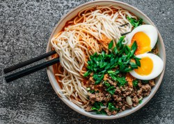 Moose meat tan tan ramen