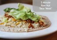 5 Minute Raw Nut Taco "Meat"