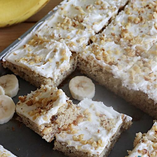 Banana Nut Bars