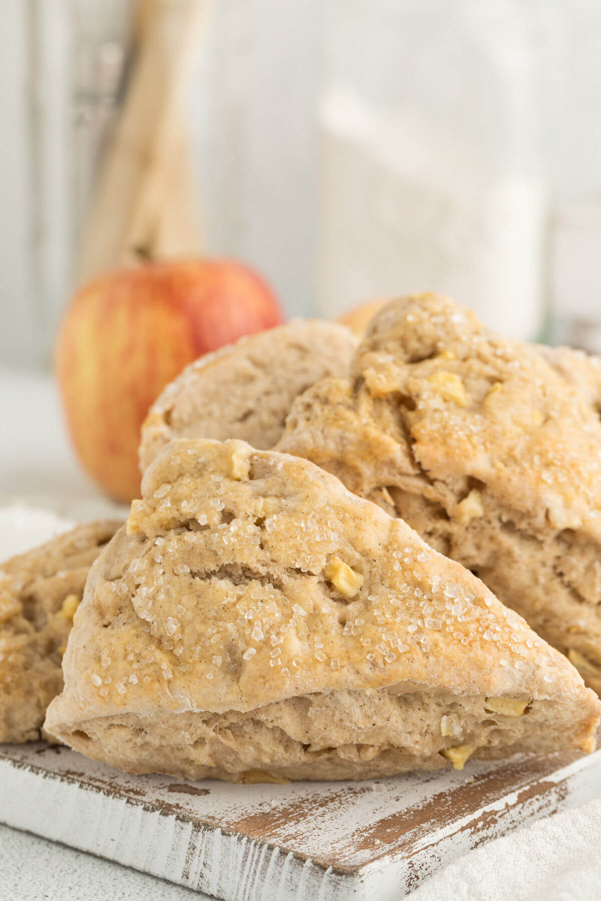 Sourdough Apple Cinnamon Scones