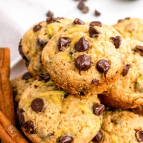 Zucchini Chocolate Chip Muffins