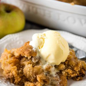 Apple Crumble without Oats